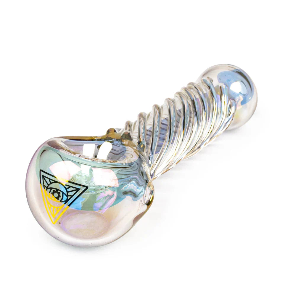 Red Eye Tek® | 4" Metallic Terminator Finish Twister Hand Pipe