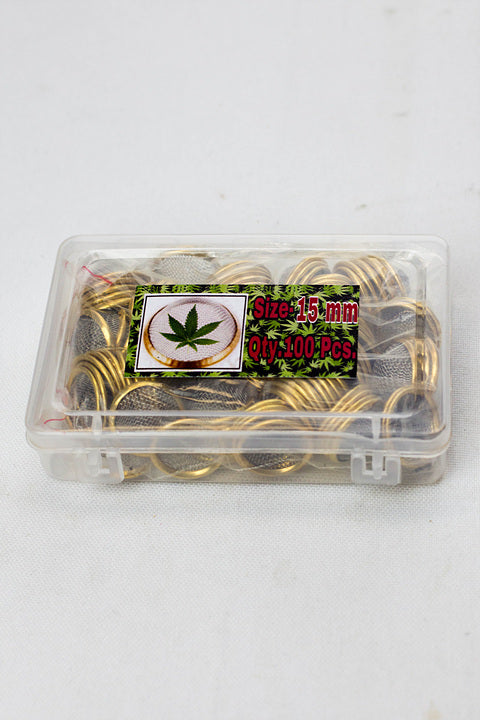 Preformed dome metal screen