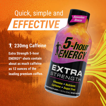 Hawaiian Breeze Flavor Extra Strength 5-hour ENERGY Drink