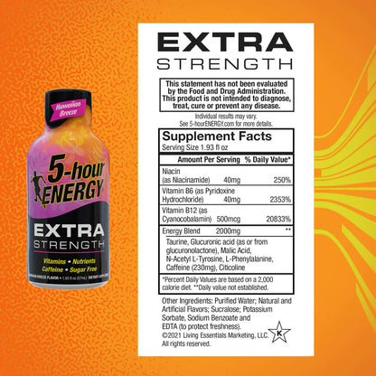 Hawaiian Breeze Flavor Extra Strength 5-hour ENERGY Drink