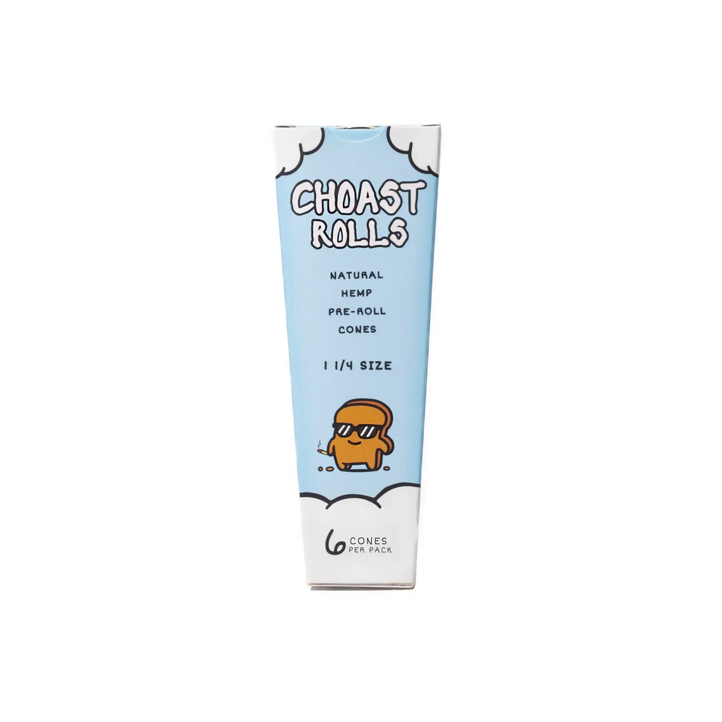 Choast Rolls | 6 Pack 1 1/4 Hemp Cones - 15 Packs Per Box | Made In France_3