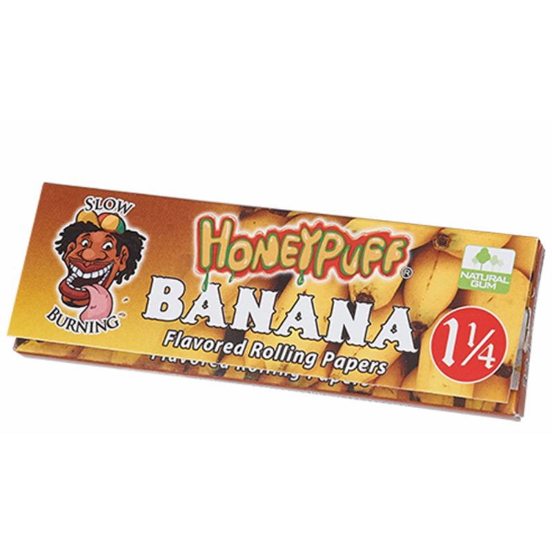 Honey Puff | Slow Burning Flavored Rolling Paper-12 booklets/display  [P802x]