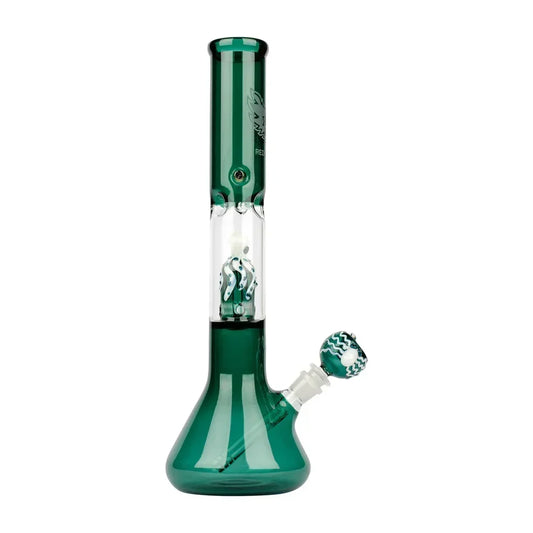 Red Eye Glass 17" Octopus Perc Beaker Bong