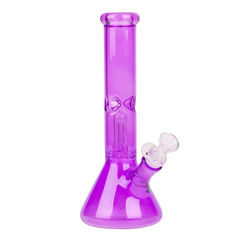 10" Neon Beaker Bong with Dome Perc