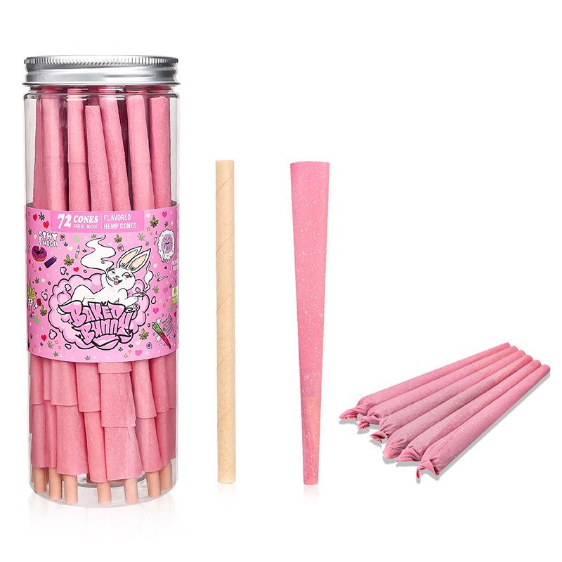 Baked Bunny Hemp Wrap King size Pre Rolled Cones [ARTP8111-72-BB]_0