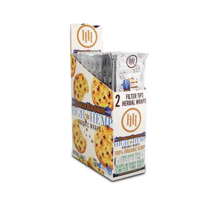 High Hemp | Organic Wraps Wraps – 2 Count (25 Packs / Box)