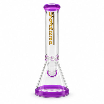 Fortune | 10" Color Accent Beaker Glass Water Pipe – 5mm