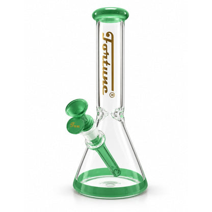 Fortune | 10" Color Accent Beaker Glass Water Pipe – 5mm