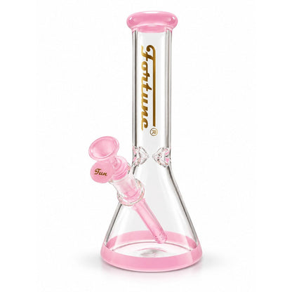 Fortune | 10" Color Accent Beaker Glass Water Pipe – 5mm