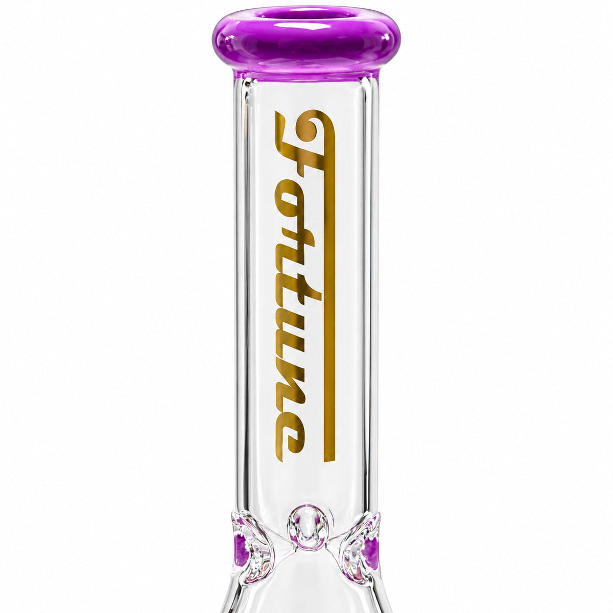 Fortune | 10" Color Accent Beaker Glass Water Pipe – 5mm