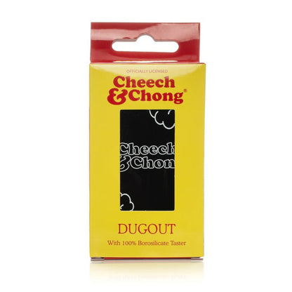 Cheech & Chong | 3.8" Dave's Not Here, Man Dugout W/Borosilicate Taster