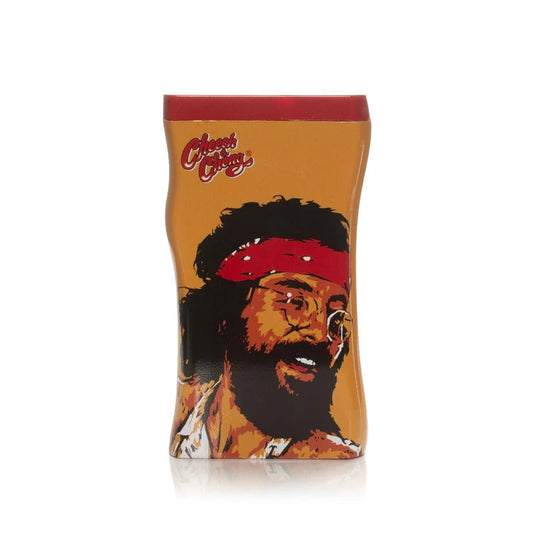 Cheech & Chong | 3.8" Pop Art Dugout W/Borosilicate Taster