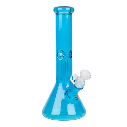10" Neon Beaker Bong with Dome Perc