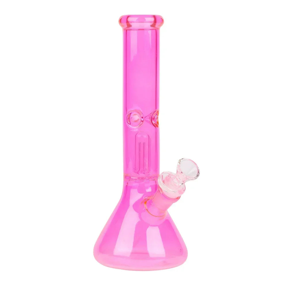 10" Neon Beaker Bong with Dome Perc