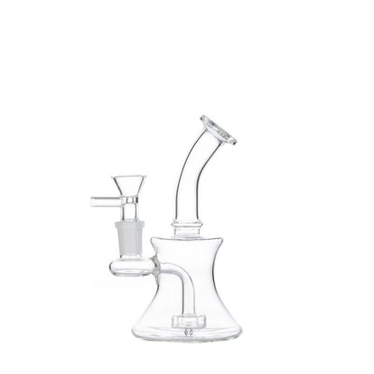 6″ Clear Glass Bong with water diffuser [DCK-017]