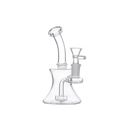 6″ Clear Glass Bong with water diffuser [DCK-017]