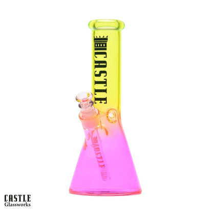 12" Electroplated Beaker Bong - 5mm Thick Glass