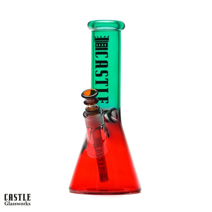 12" Electroplated Beaker Bong - 5mm Thick Glass