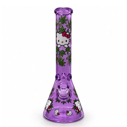 14" Character & Leaf Pattern Beaker