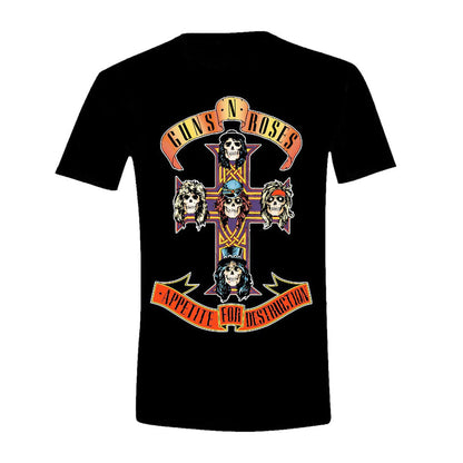 Gun N Roses | "Appetite For Destruction" Men's T-Shirt-Black- Officially Licensed