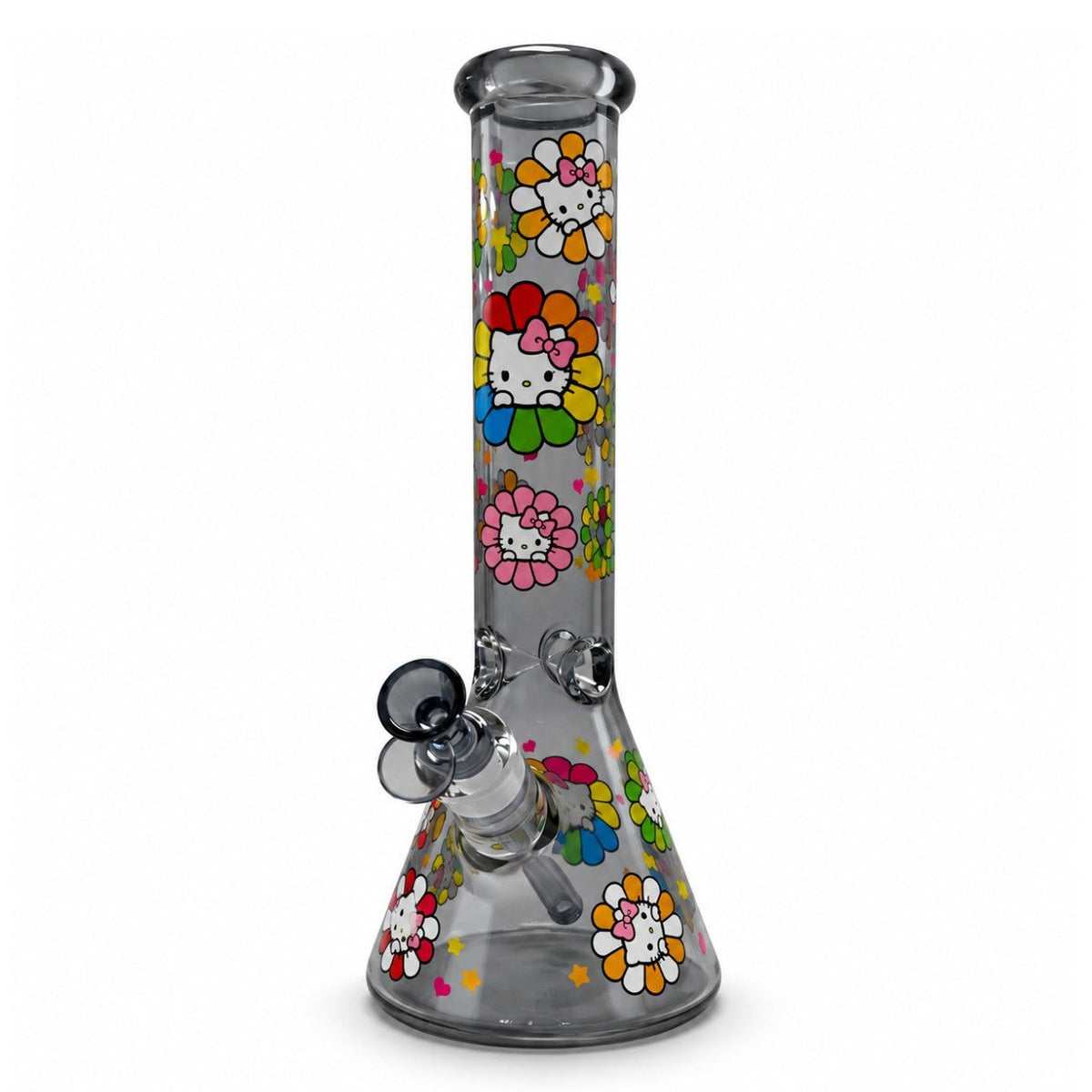 14" Character & Leaf Pattern Beaker