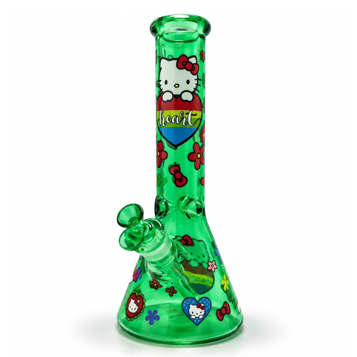 14" Character & Leaf Pattern Beaker