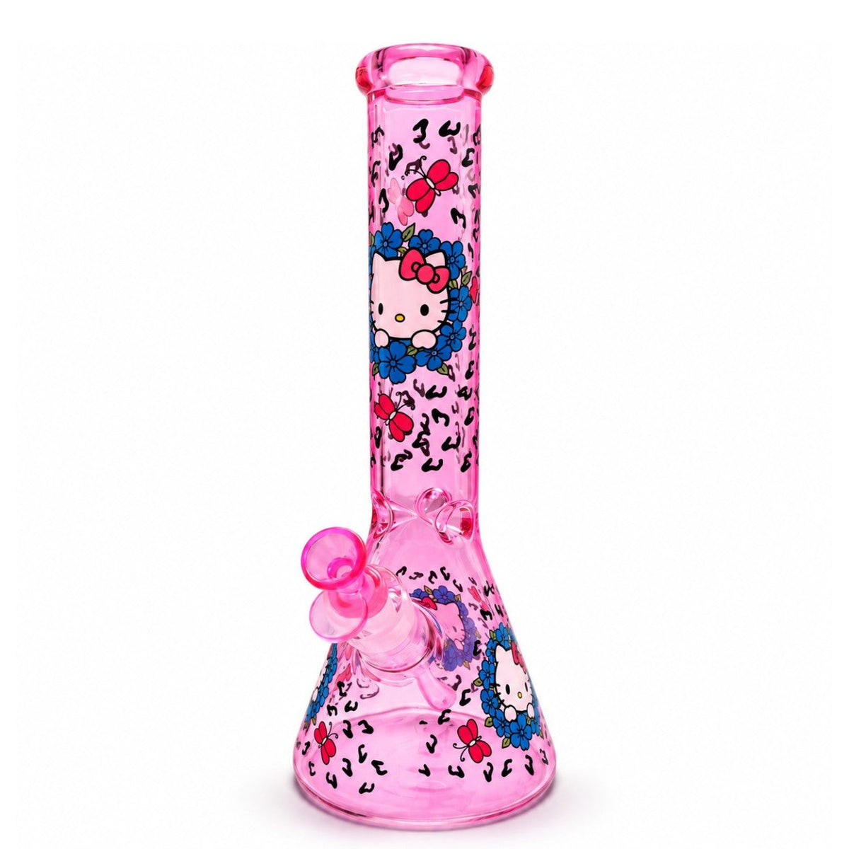 14" Character & Leaf Pattern Beaker