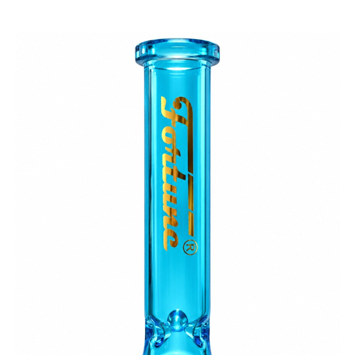 Fortune | 12" Full Color Hex Base Glass Water Pipe – 5mm