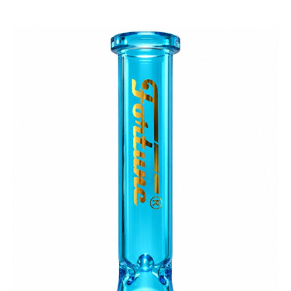 Fortune | 12" Full Color Hex Base Glass Water Pipe – 5mm