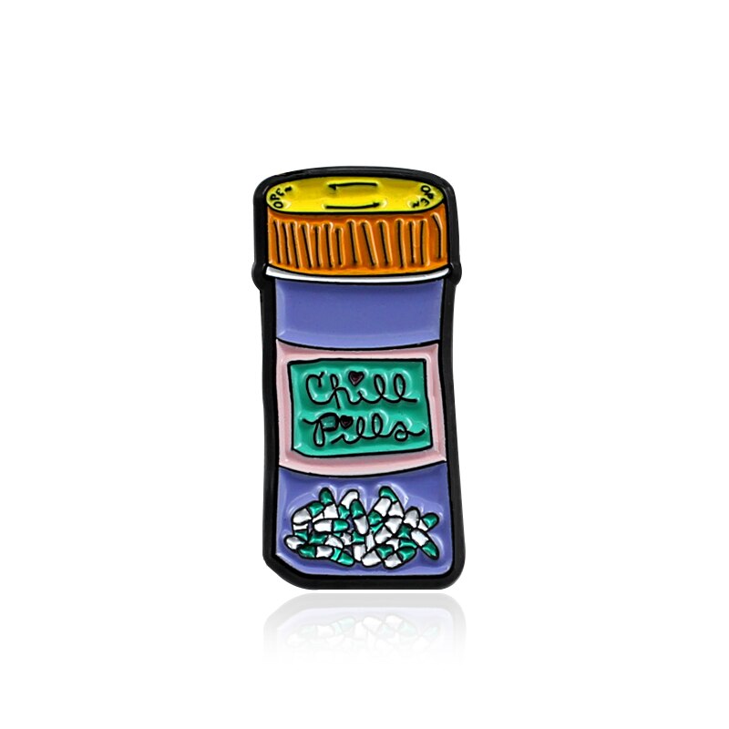 Medicine Bottle Badge