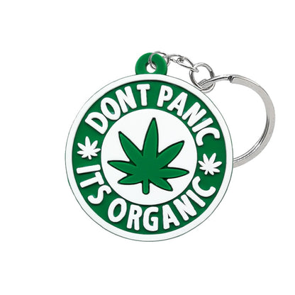 PVC Cannabis themed keychain