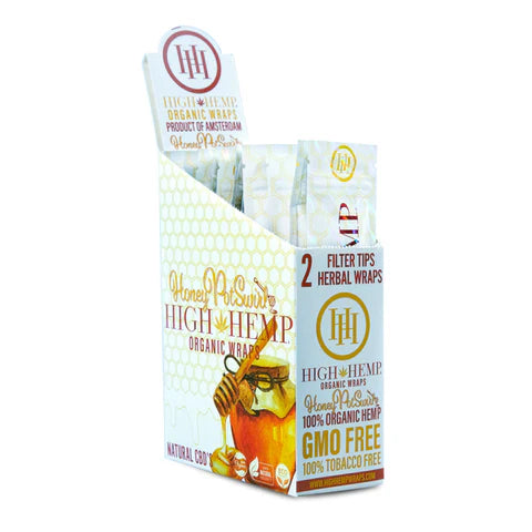 High Hemp | Organic Wraps Wraps – 2 Count (25 Packs / Box)