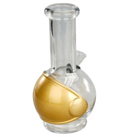 6″ Round Base Mini Glass Bong  [JBLMIN-07-1]