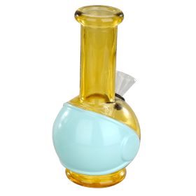 6″ Round Base Mini Glass Bong  [JBLMIN-07-1]