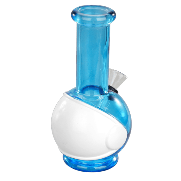 6″ Round Base Mini Glass Bong  [JBLMIN-07-1]