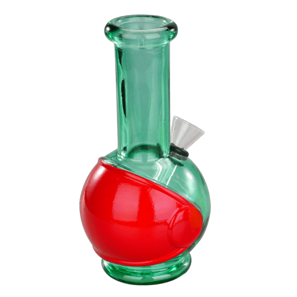 6″ Round Base Mini Glass Bong  [JBLMIN-07-1]