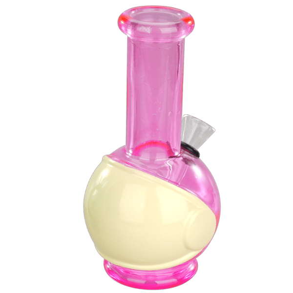 6″ Round Base Mini Glass Bong  [JBLMIN-07-1]