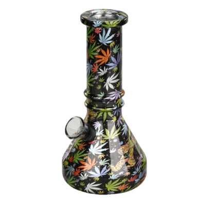6″ Vivid Vault Beaker Mini Glass Bong – [JBLMIN-08-5]
