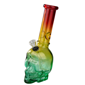 8″ Skull Glass Bong [JBLX-11-2]