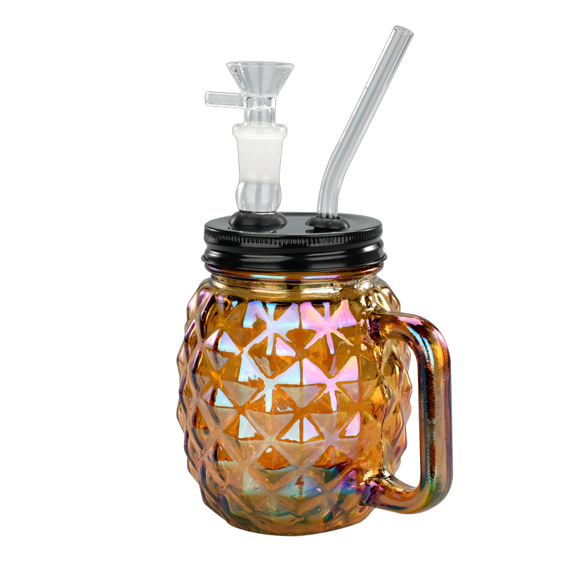 TOPPUFF® | 5” Pineapple Glass Bong-Surface Plating Colors [JTOP01.1003]