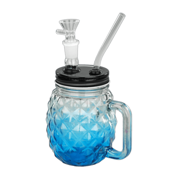 TOPPUFF® | 5” Pineapple Glass Bong-Surface Plating Colors [JTOP01.1003]