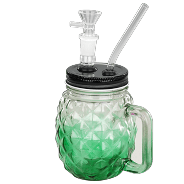 TOPPUFF® | 5” Pineapple Glass Bong-Surface Plating Colors [JTOP01.1003]