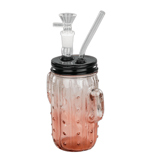 TOPPUFF® | 5″ Cactus Glass Bong – Surface Plating Colors [JTOP01.1004]