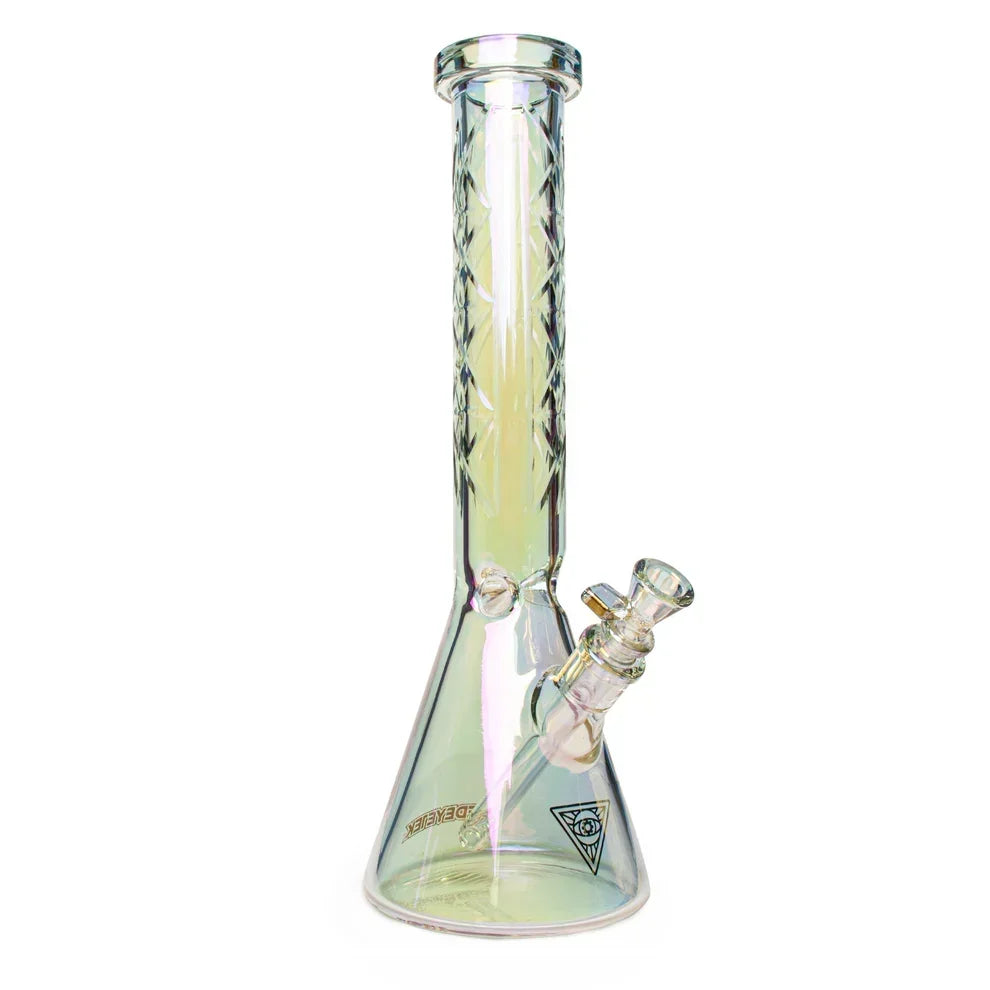 15" 7mm Red Eye Tek Terminator Hobstar Beaker Bong