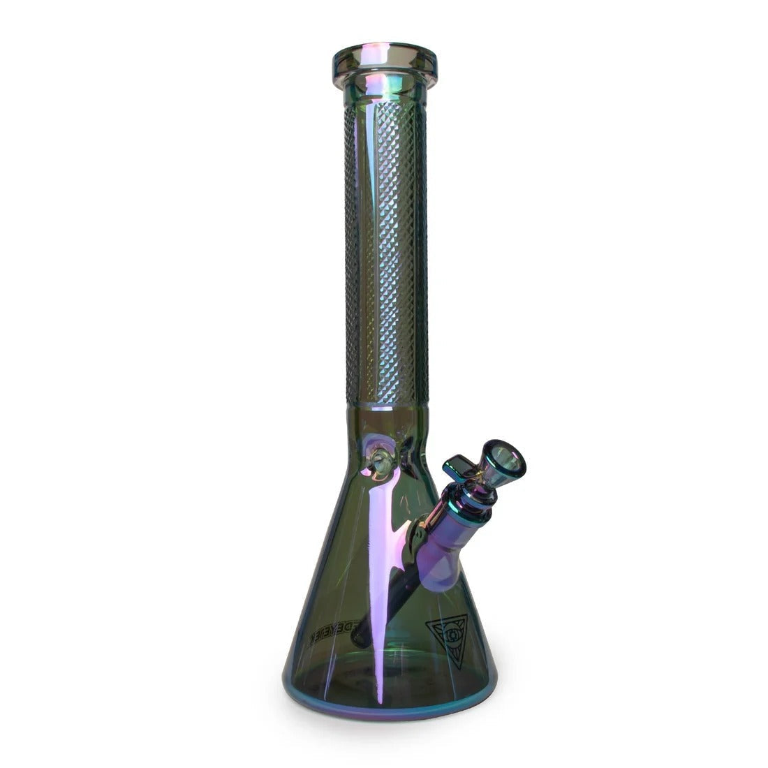 15" 7mm Thick Terminator Traditions Series Facetted Quarter Pattern Water Pipe