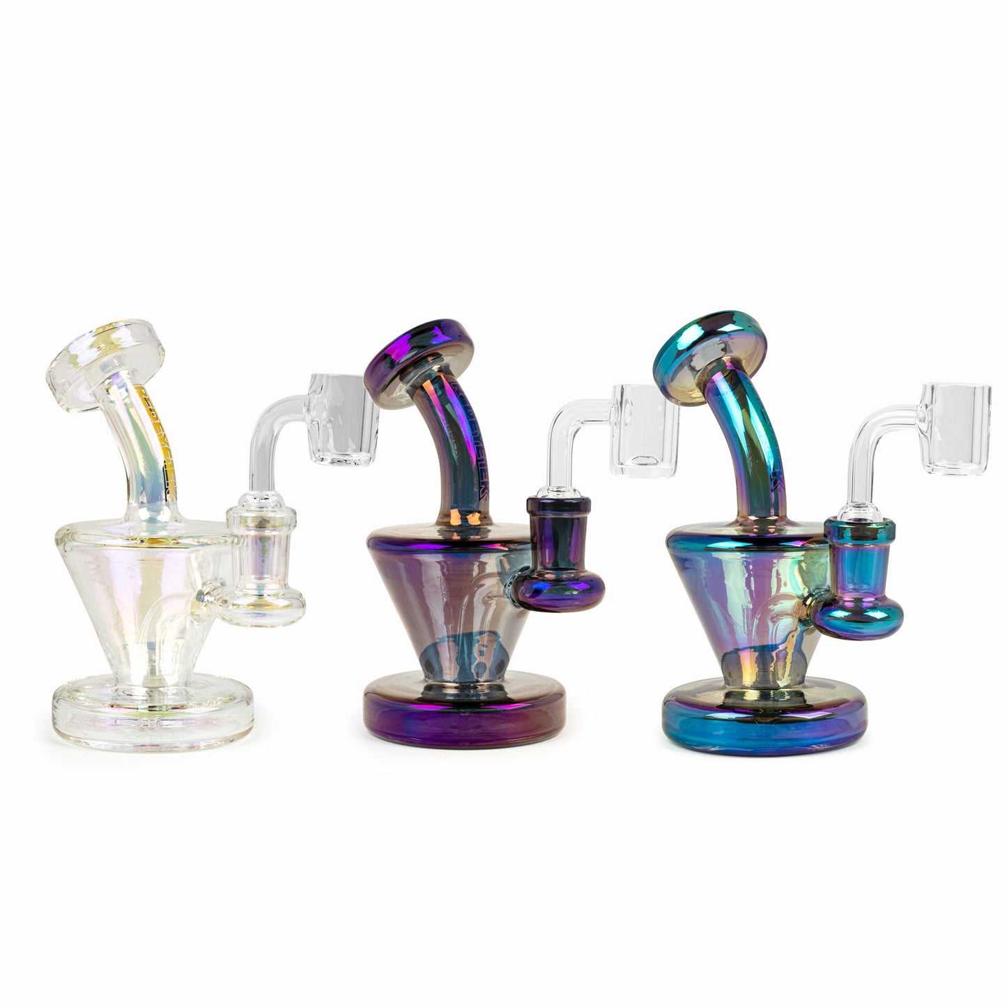 Red Eye Tek® | 5.5" Tall Metallic Terminator Finish Quantum Concentrate Rig