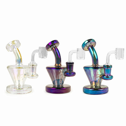 Red Eye Tek® | 5.5" Tall Metallic Terminator Finish Quantum Concentrate Rig