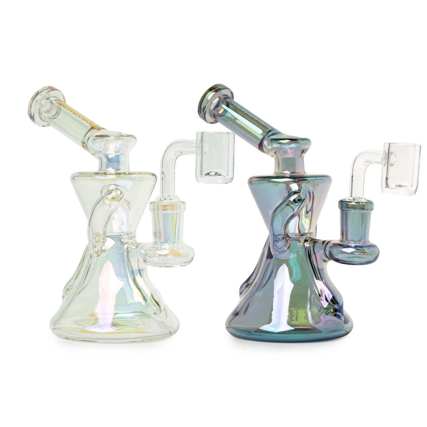 Red Eye Tek® | 6" Tall Metallic Terminator Finish Gamma Concentrate Recycler