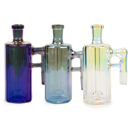 Red Eye Tek® | Metallic Terminator Finish 14mm 90 Degree Hex Tube Ash Catcher W/UFO Perc