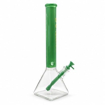 Fortune 18" 7mm Square Base Glass Water Pipe – 50mm Neck